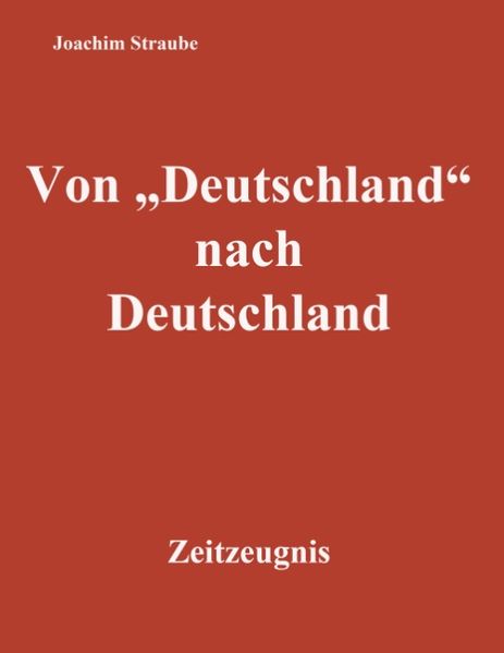 Cover von Von „Deutschland“ nach Deutschland