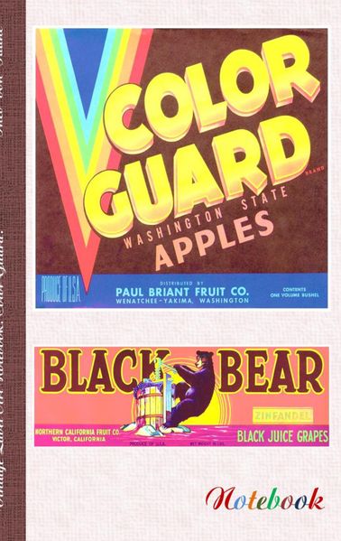 Cover von Vintage Label Art Notebook: Color Guard! (Notizbuch)
