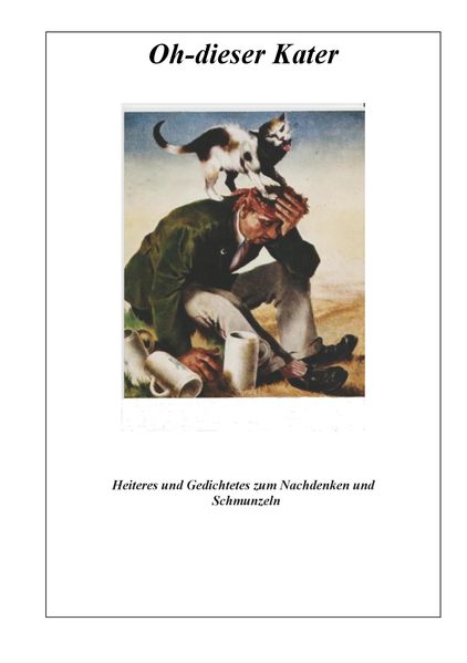 Cover von Oh – dieser Kater