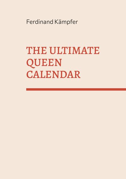 Cover von The Ultimate Queen Calendar
