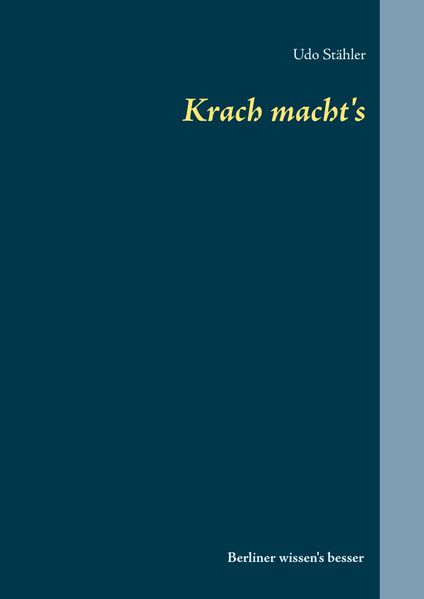 Cover von Krach macht’s