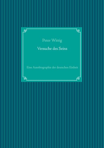 Cover von Versuche des Seins