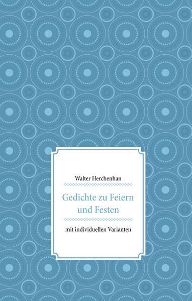 Cover von Gedichte zu Feiern und Festen