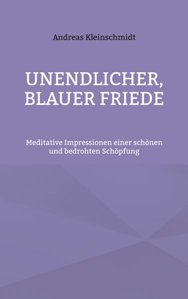 Cover von Unendlicher, blauer Friede