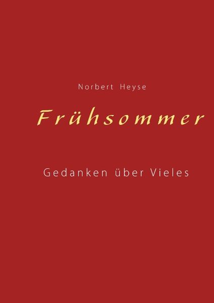 Cover von Frühsommer