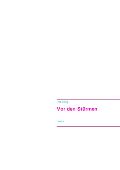 Cover von Vor den Stürmen