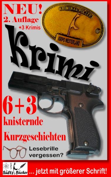 Cover von 6 knisternde Kurzgeschichten – Genre Krimi
