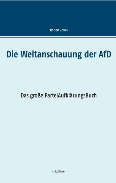Cover von Die Weltanschauung der AfD