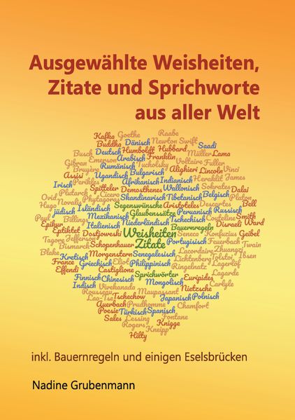Cover von Ausgewählte Weisheiten, Zitate und Sprichworte aus aller Welt