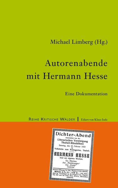 Cover von Autorenabende mit Hermann Hesse