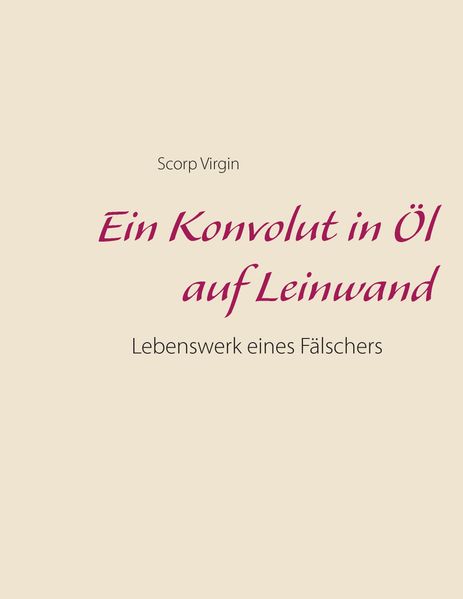 Cover von Ein Konvolut in Öl auf Leinwand