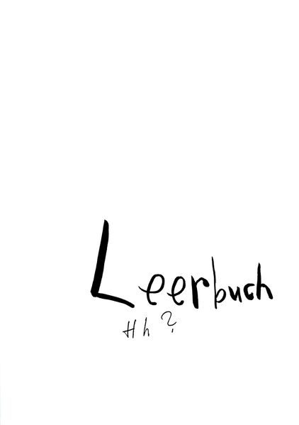 Cover von Leerbuch