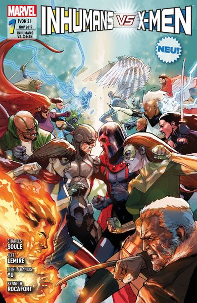Cover von Inhumans vs. X-Men