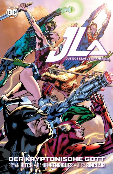 Cover von Justice League of America: Der kryptonische Gott
