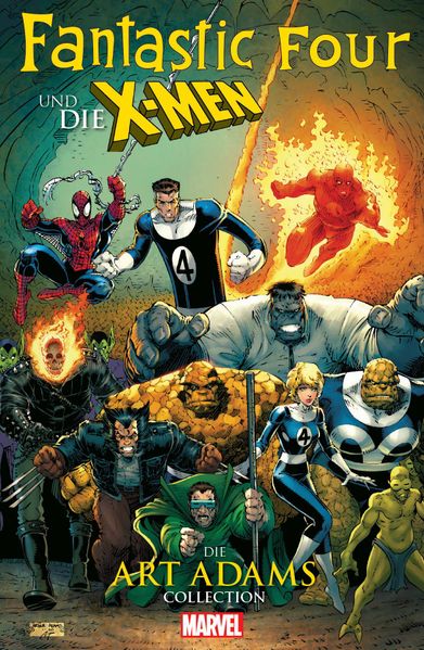 Cover von Fantastic Four und die X-Men: Die Art Adams Collection