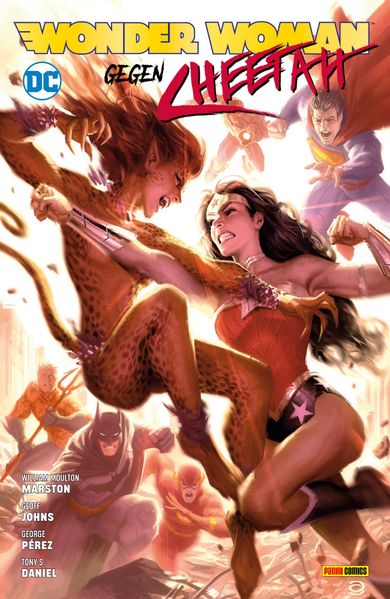 Cover von Wonder Woman gegen Cheetah