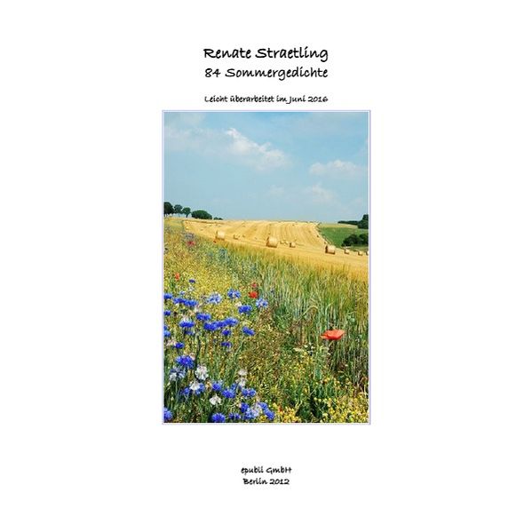 Cover von 84 Sommergedichte