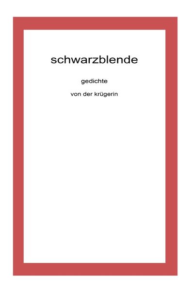 Cover von schwarzblende
