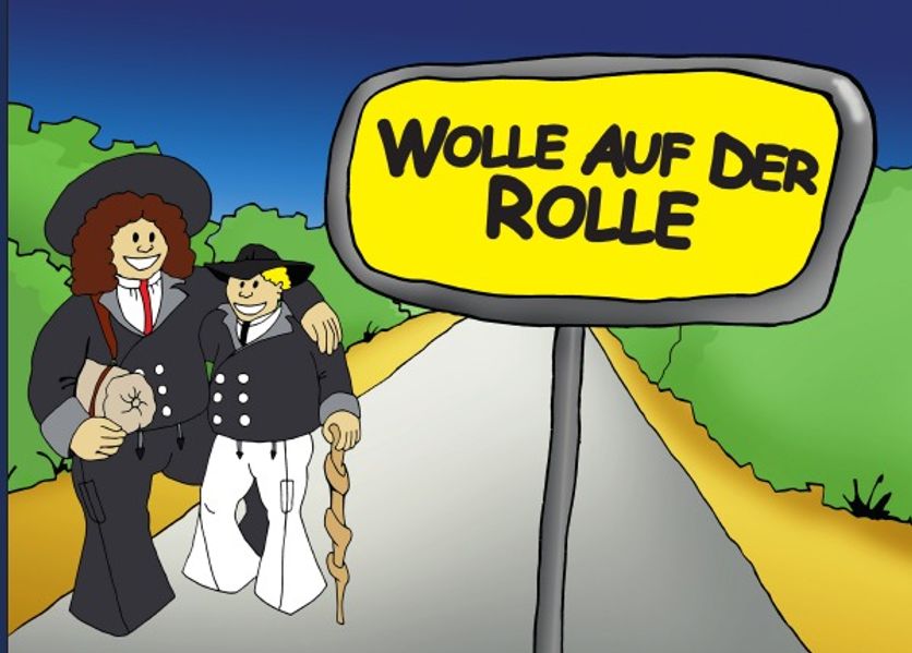 Cover von Wolle auf der Rolle