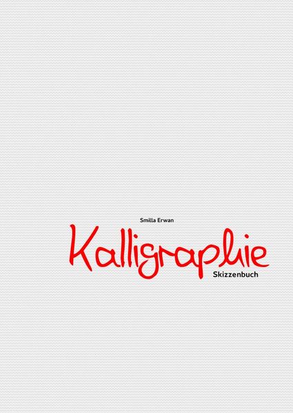 Cover von Kalligraphie Skizzenbuch