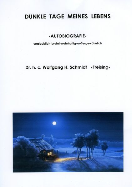 Cover von DUNKLE TAGE MEINES LEBENS Autobiografie