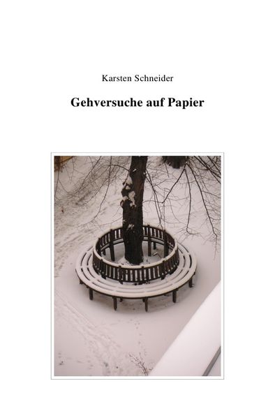 Cover von Gehversuche auf Papier