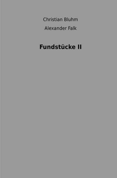 Cover von Fundstücke II