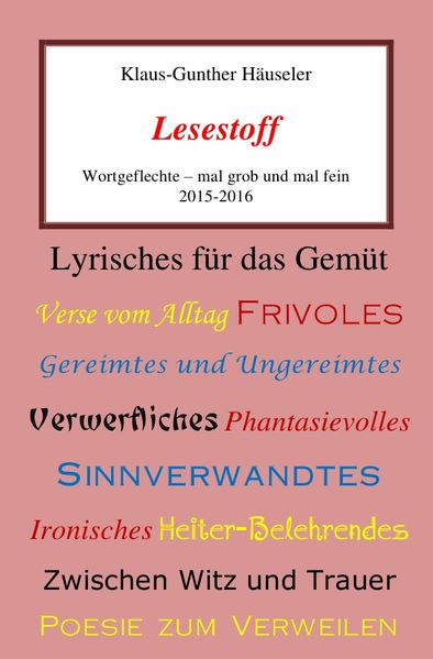 Cover von Lesestoff