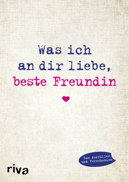 Cover von Was ich an dir liebe, beste Freundin