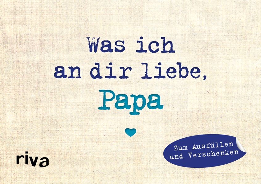 Cover von Was ich an dir liebe, Papa – Miniversion