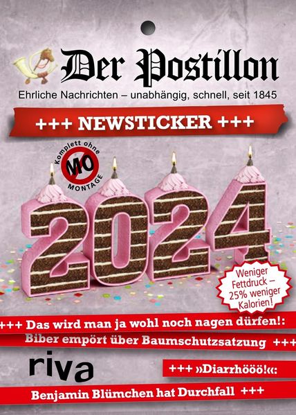 Cover von Der Postillon +++ Newsticker +++ 2024