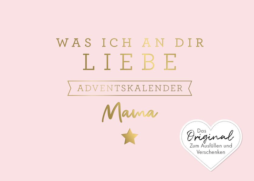 Cover von Was ich an dir liebe, Mama – Adventskalender