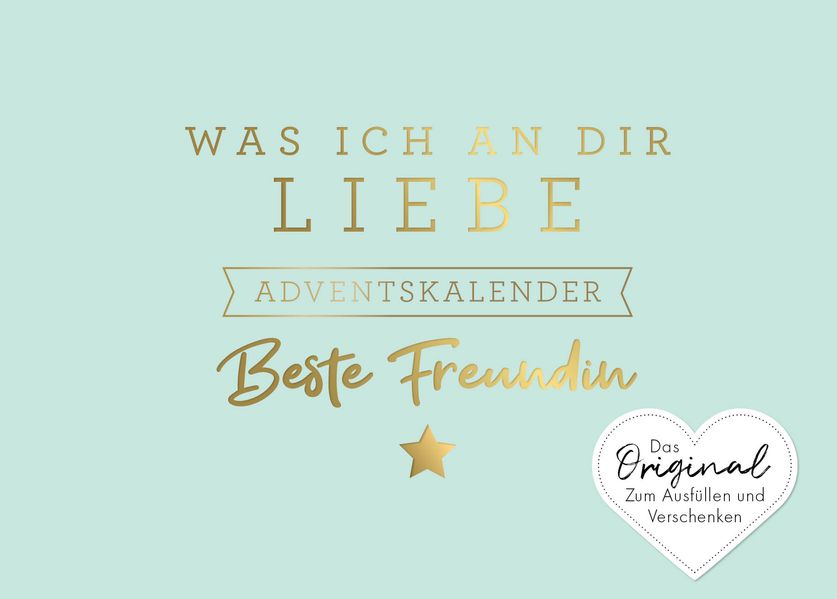 Cover von Was ich an dir liebe, beste Freundin – Adventskalender