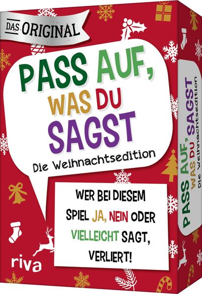 Cover von Pass auf, was du sagst – Die Weihnachtsedition