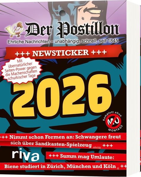 Cover von Der Postillon +++ Newsticker +++ 2026