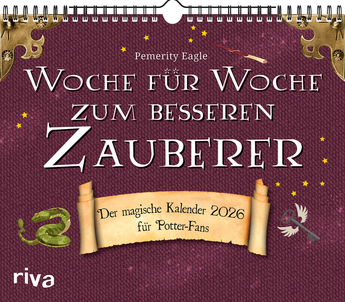 Cover von Woche für Woche zum besseren Zauberer – Der magische Kalender 2026 für Potter-Fans