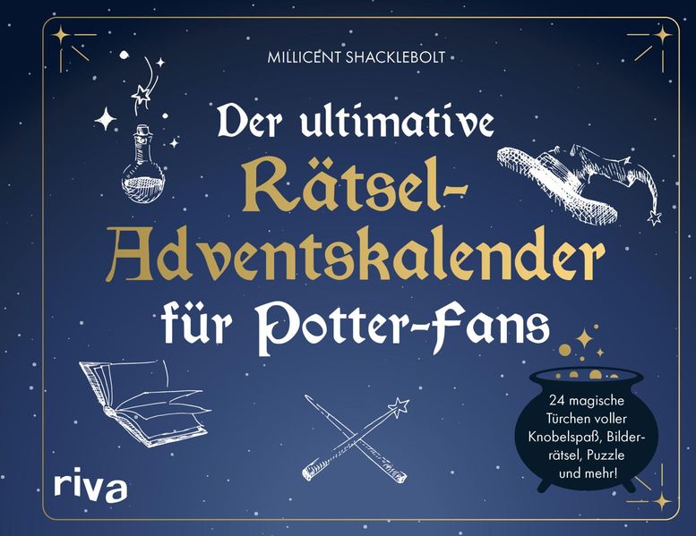 Cover von Der ultimative Rätsel-Adventskalender für Potter-Fans