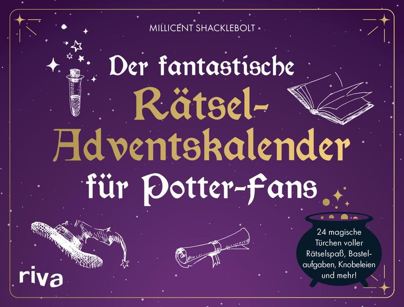 Cover von Der fantastische Rätsel-Adventskalender für Potter-Fans