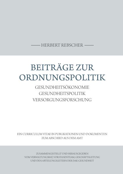 Cover von Beiträge zur Ordnungspolitik