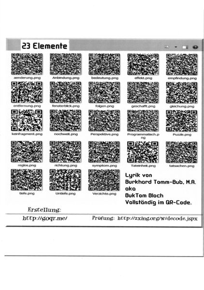 Cover von 23 Elemente