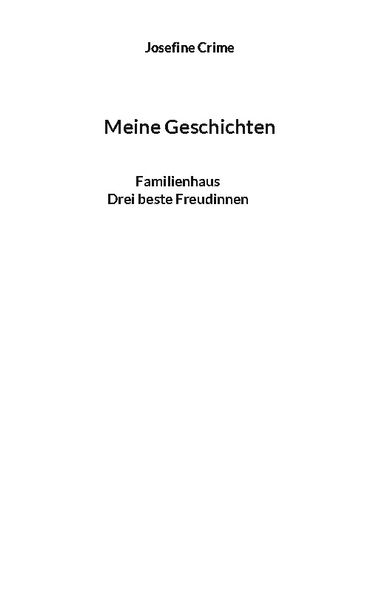 Cover von Meine Geschichten