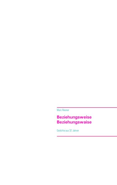 Cover von Beziehungsweise Beziehungswaise