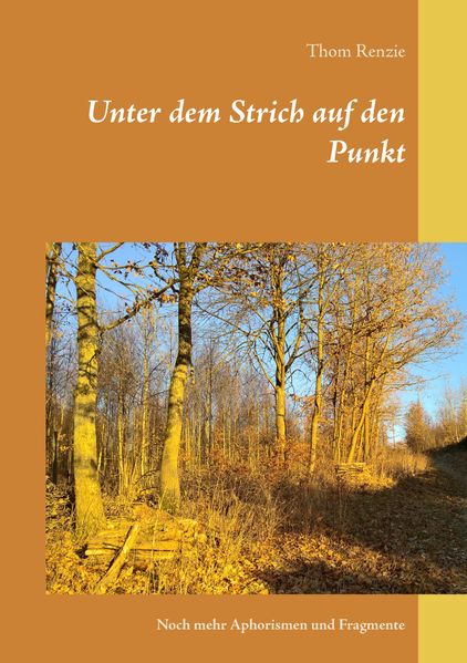 Cover von Unter dem Strich auf den Punkt