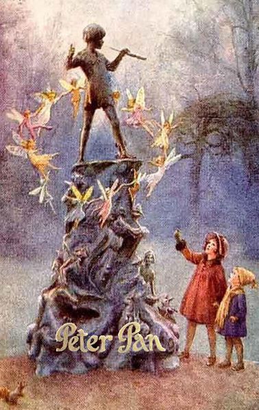Cover von Peter Pan Statue (Notizbuch)