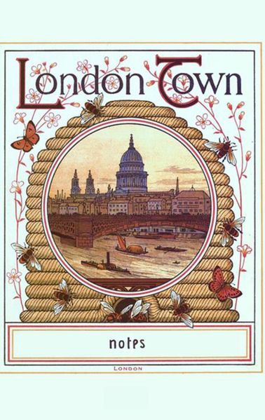 Cover von London Town (Notizbuch)
