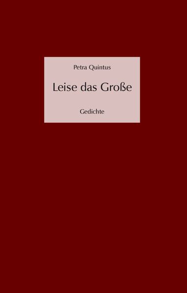 Cover von Leise das Große