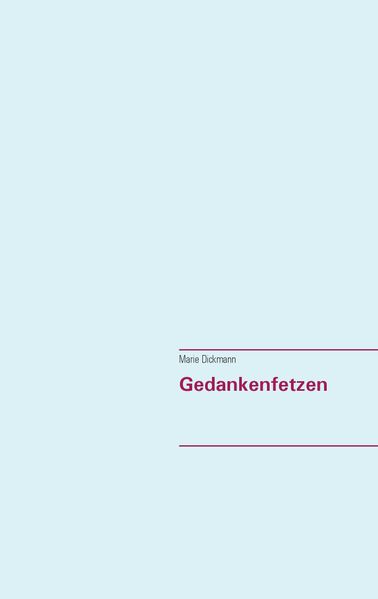 Cover von Gedankenfetzen