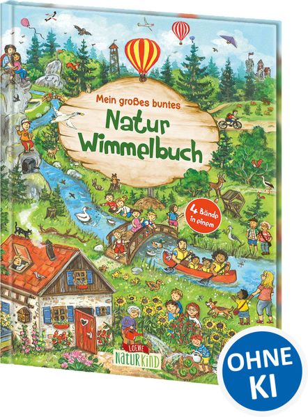 Cover von Mein großes buntes Natur-Wimmelbuch (Sammelband)