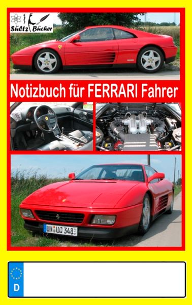 Cover von Notizbuch für Ferrari-Fahrer