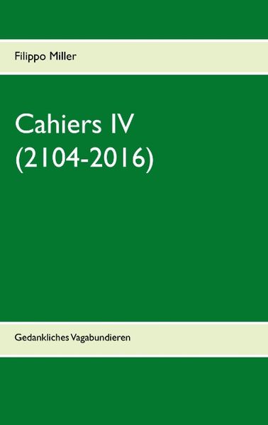 Cover von Cahiers IV